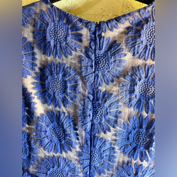 Party dress in purple by Ellison, mini w scalloped hem. Nude under lovely purple - Picture 11 of 11